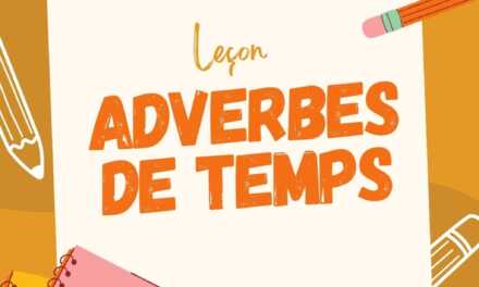 Les Adverbes de Temps