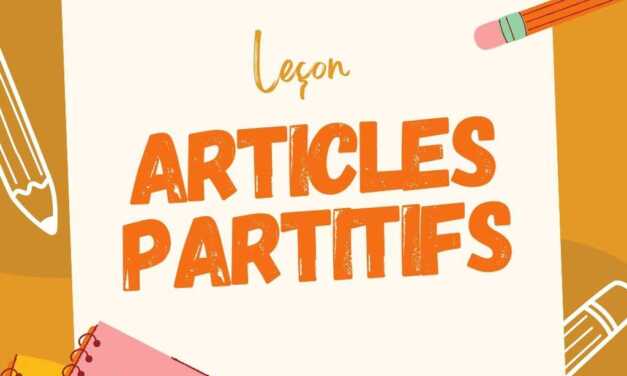 Les Articles Partitifs
