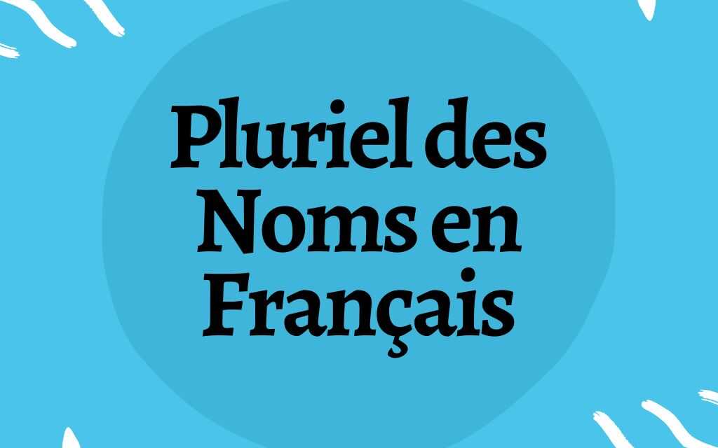 Le Pluriel des Noms en Français Jet Lingua
